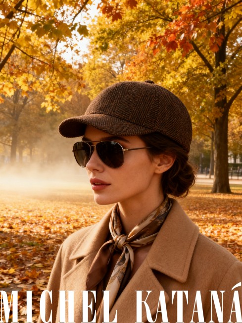 Кепка с козырьком, Бейсболка Мужская-Унисекс TWEED GLASGOW ACORN из твида (Плотная Костюмно-Блейзерная ШЕРСТЬ) TWEED.6-GLASGOW/ACORN